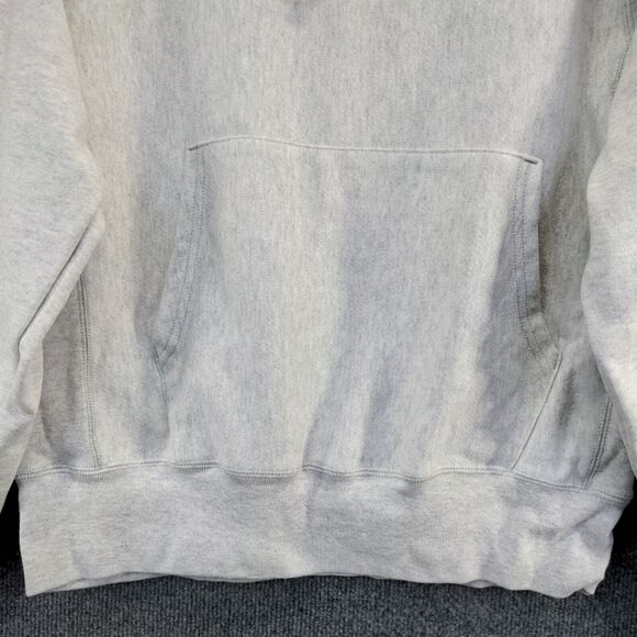 Champion Reverse Weave Men's Pullover Hoodie Gray Medium Libertas Big Logo - Picture 6 of 16